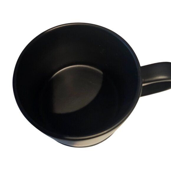 Starbucks 2016 Christmas Black Gold Mug Bauble Christmas Holiday Matte Mug - Picture 2 of 6